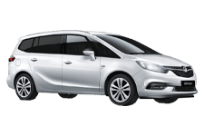 Car Hire Erith - Vauxhall Zafira 5 + 2 - Minibus hire Erith